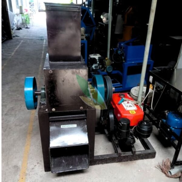 Diesel Powered Plastic Crusher Machine