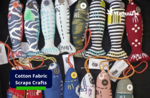Cotton fabric scraps crafts made from leftover fabric