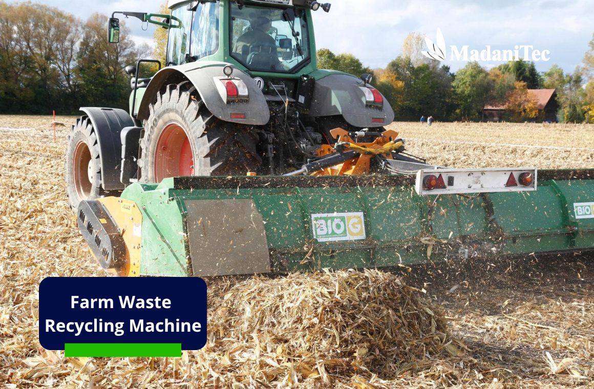 farm waste recycling machine processing agricultural residues