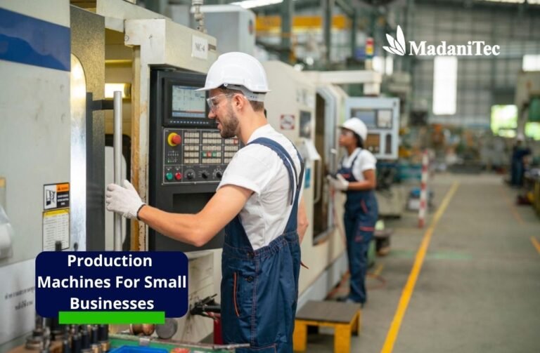 Production machines for small businesses supporting growing production