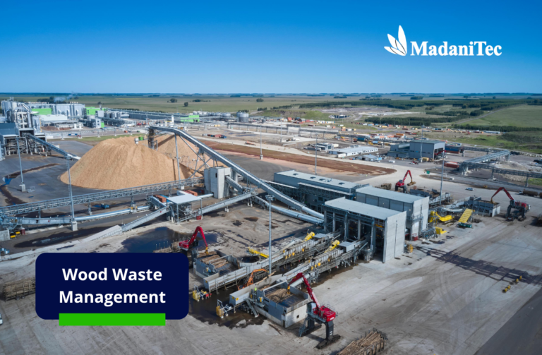 wood waste management in an industrial wood processing facility