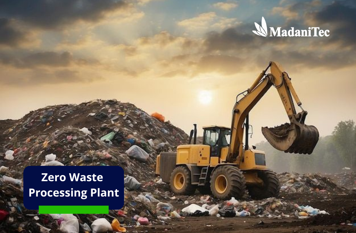 zero waste processing plant for smart waste processing