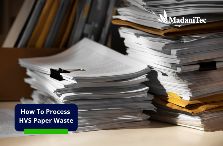 how to process HVS paper waste